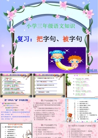 把字句、被字句完成版