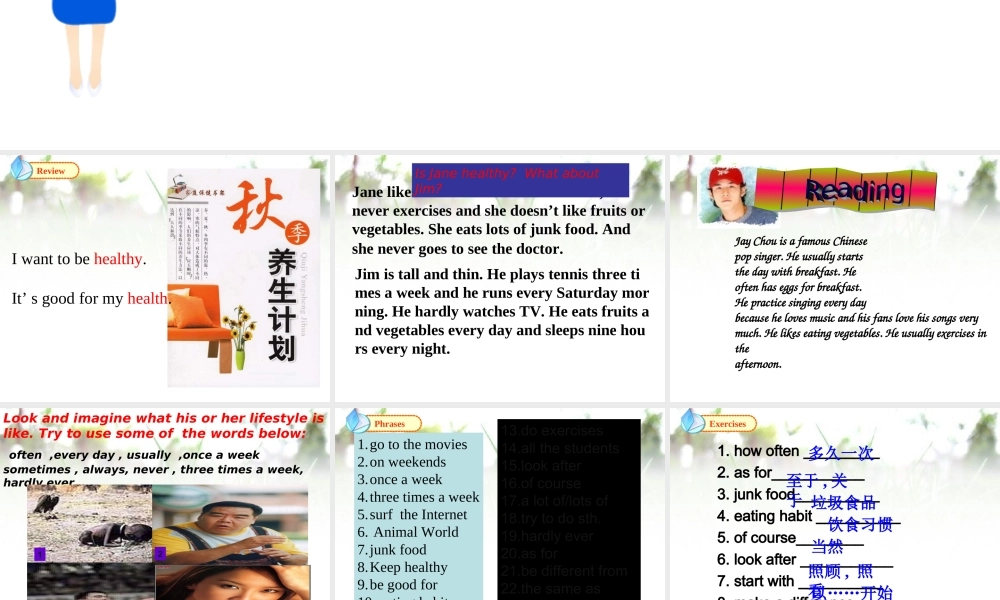 八年级上册英语Unit2复习课件