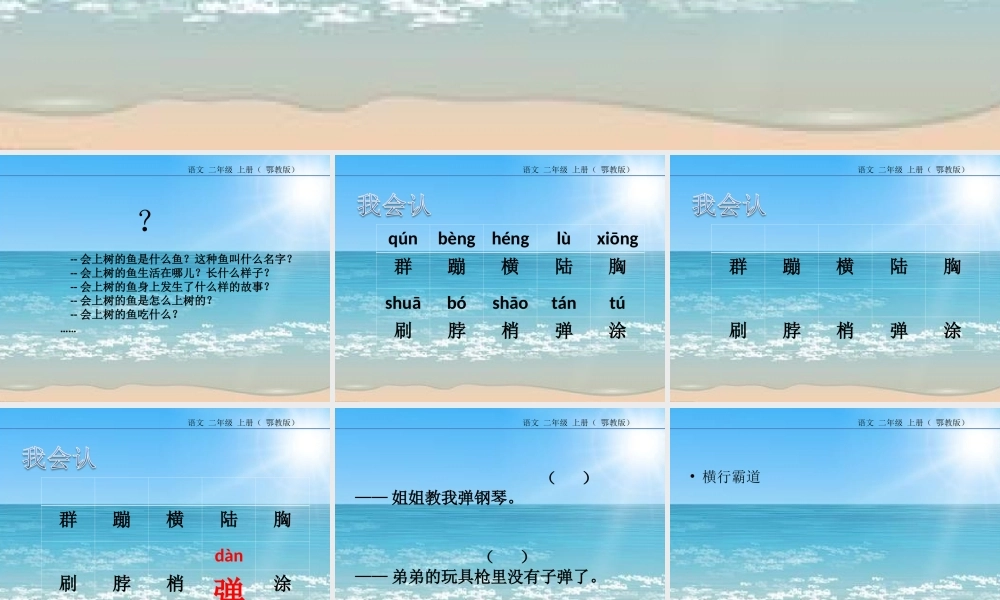 会上树的鱼课件