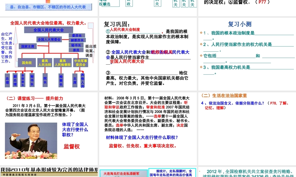 人民当家做主的法治国家 (2)