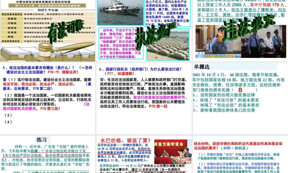 人民当家做主的法治国家 (2)