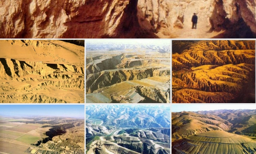 沟壑纵横的特殊地形区黄土高原