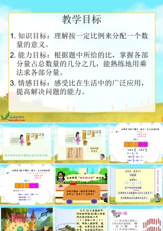北师大版数学六年级上册《比的应用》课件