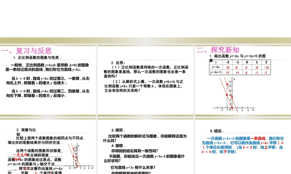 请输入资源名称2014年新人教版八年级数学下1922一次函数（第2课时）课件