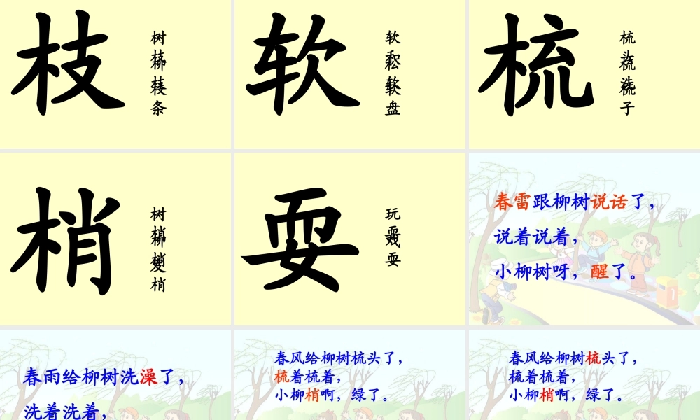 《柳树醒了》