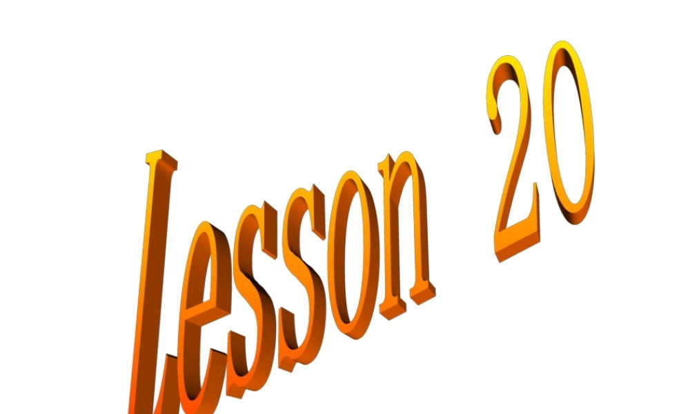 冀教版英语八年级上册Lesson20课件