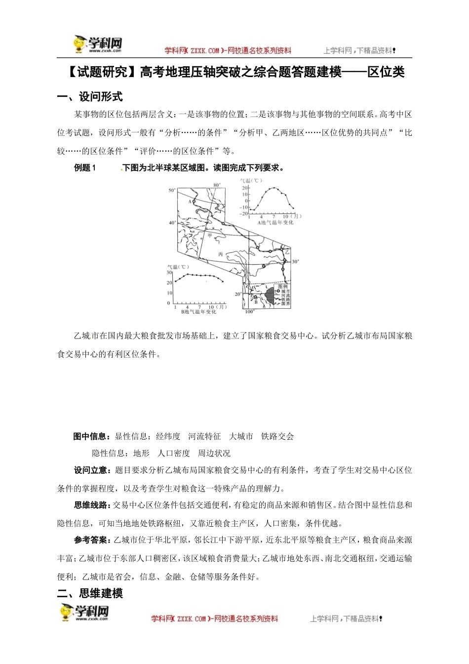 答题——区位类_第1页