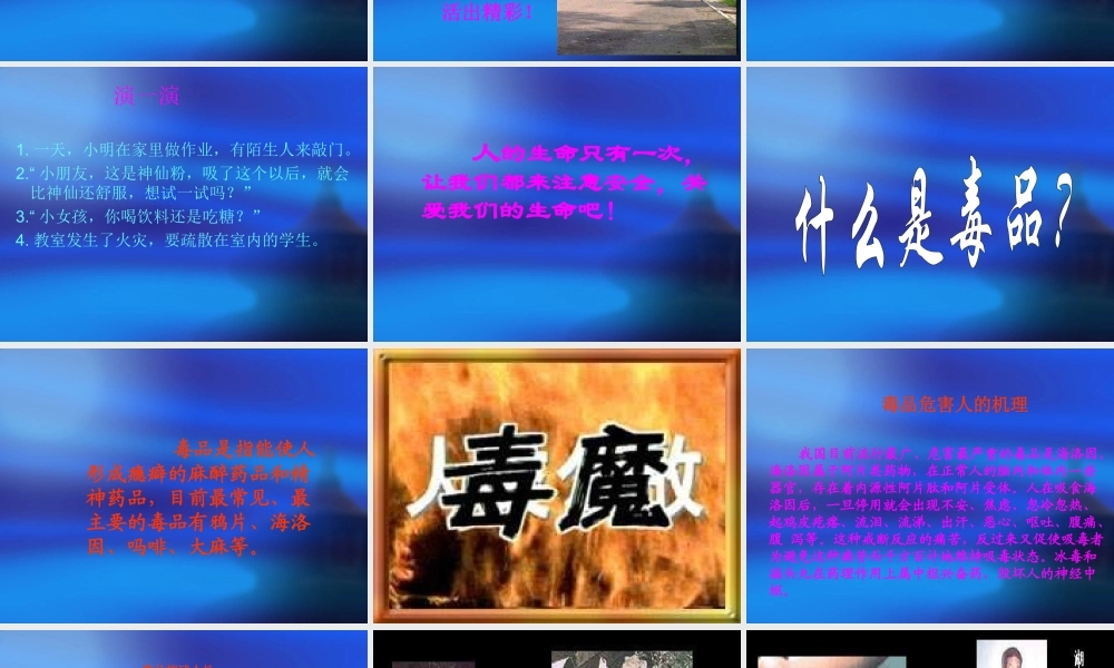 六年级思品珍爱生命拒绝毒品