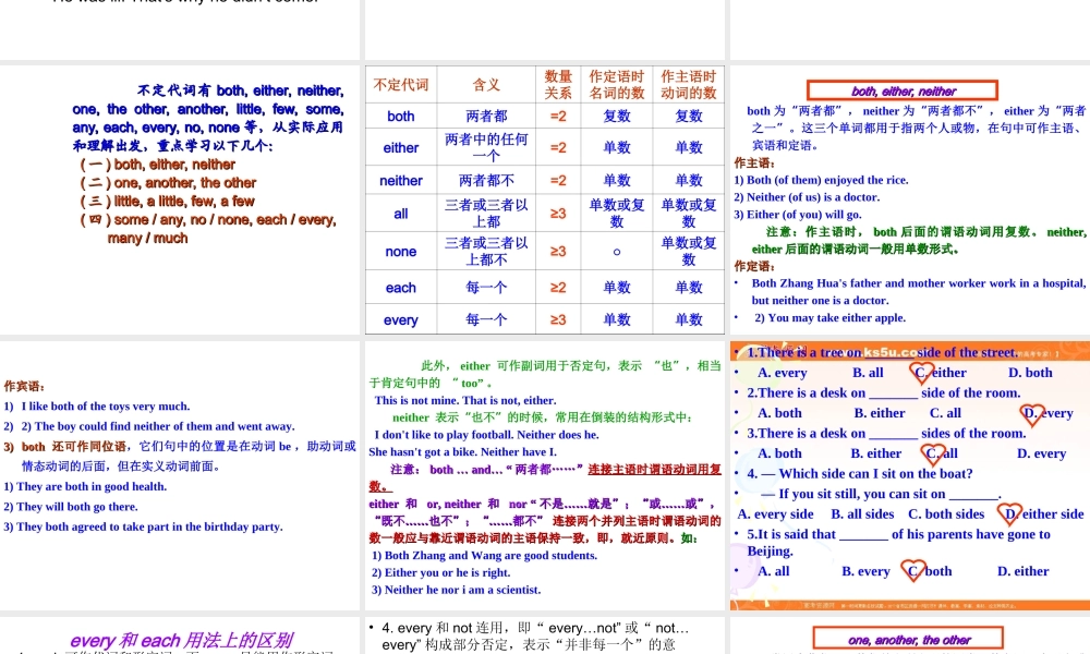 高三英语二轮复习课件：代词