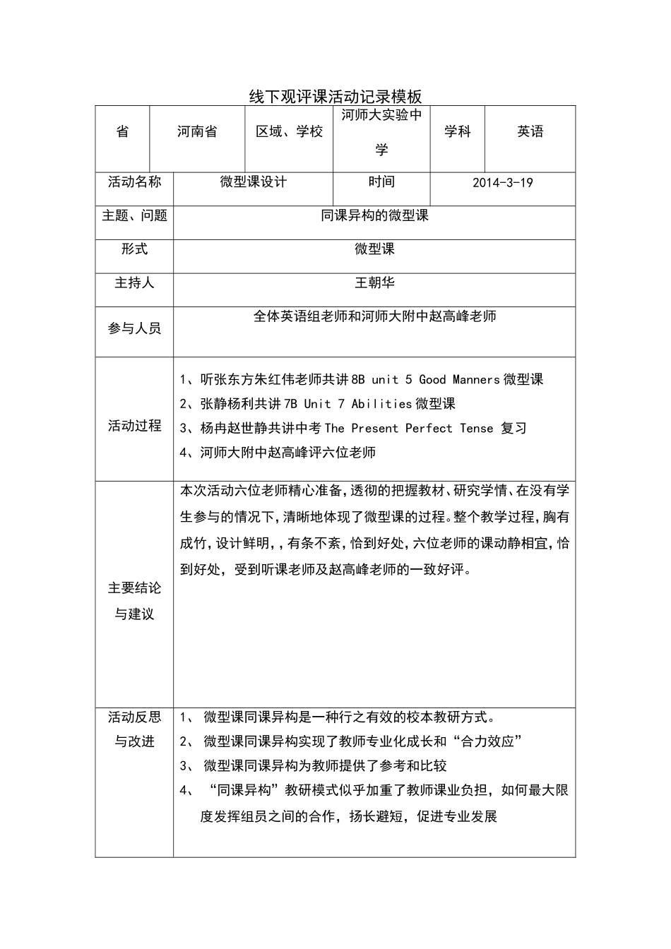 江玲线下活动记录模版_第1页