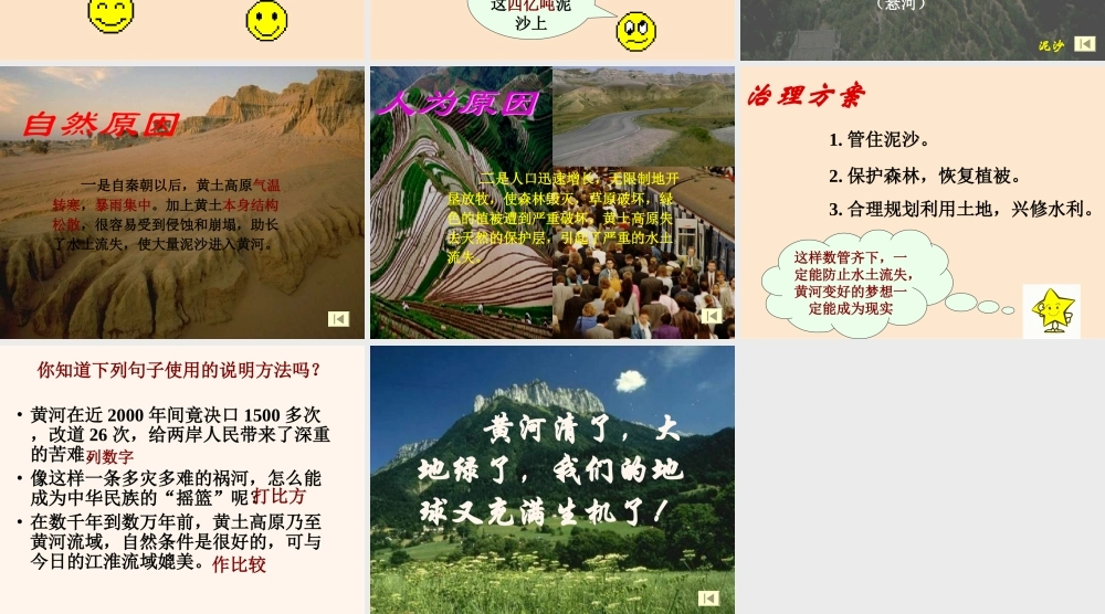 黄河是怎样变化的PPT课件