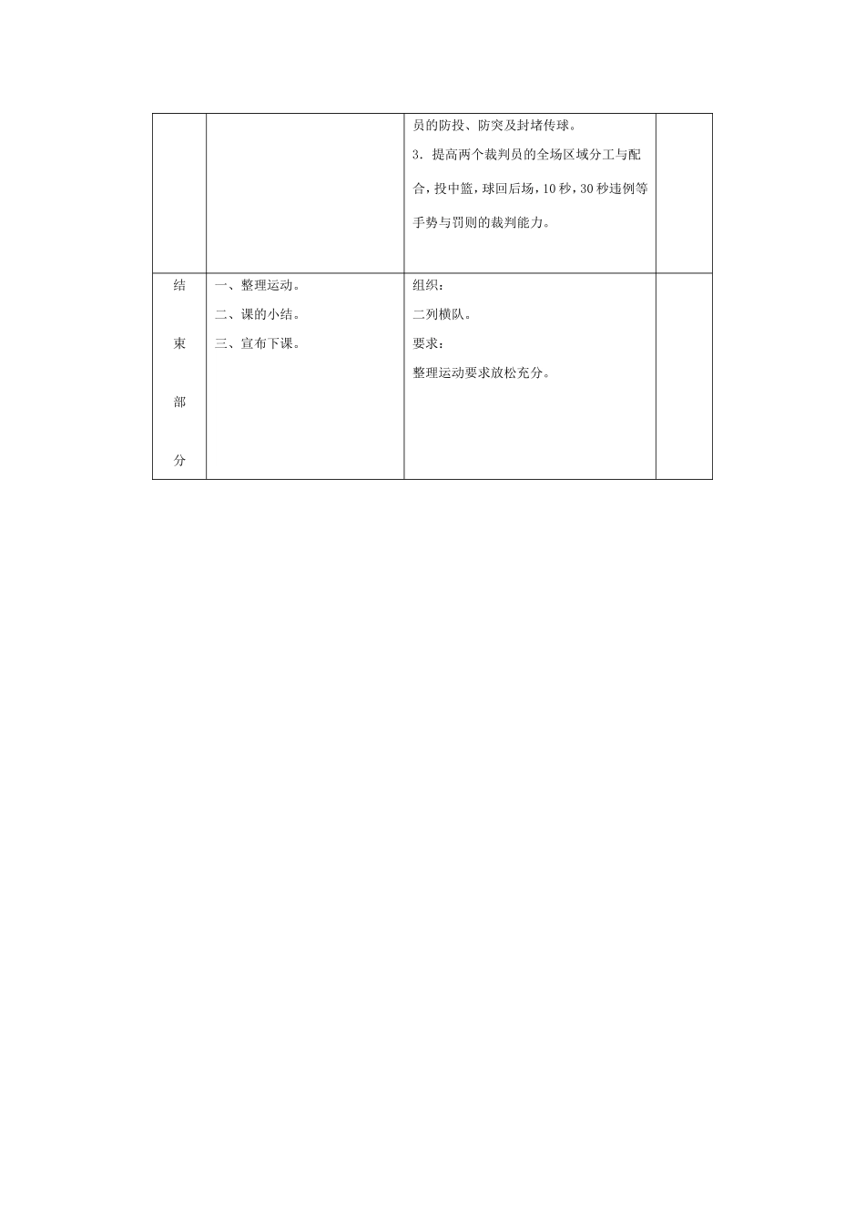 篮球选项教学课时计划十二_第3页