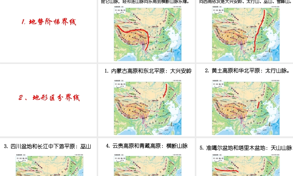 中国地理重要分界线大全(上)