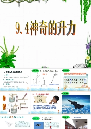 神奇的升力（）