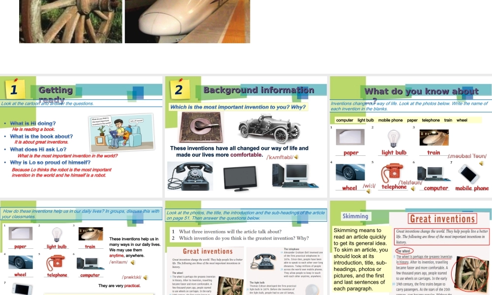 上传资源：广州牛津版八年级第一学期u4阅读课