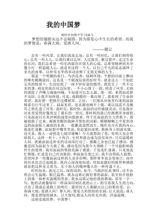 马船聪我的中国梦 (2)
