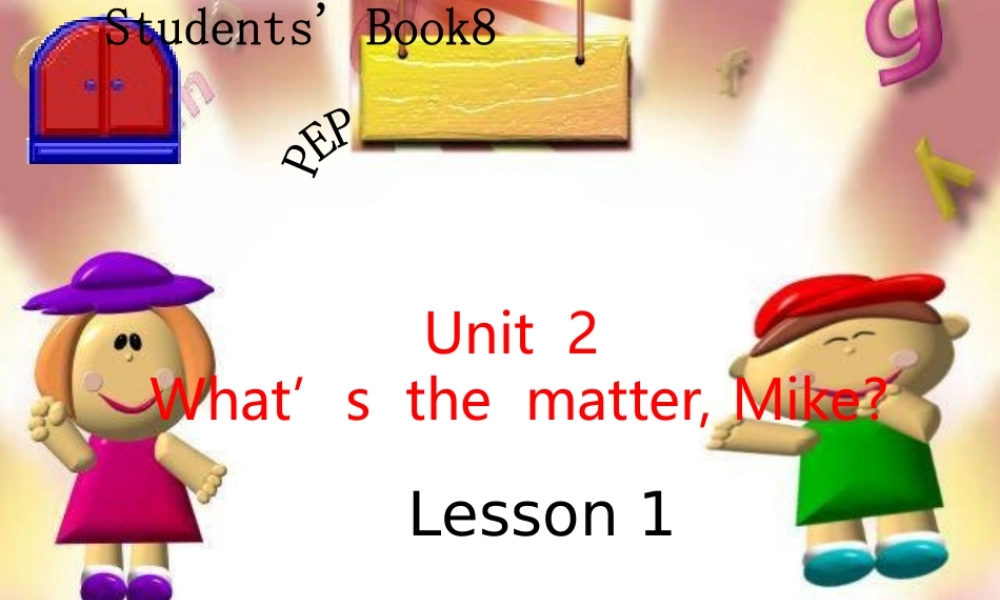 (人教PEP)六年级英语下册课件_unit2_完整版