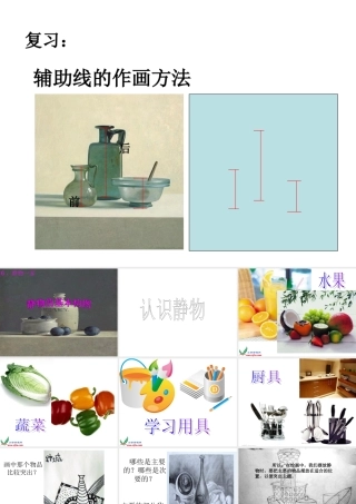 (湘美版)四年级美术下册课件_静物一家_4