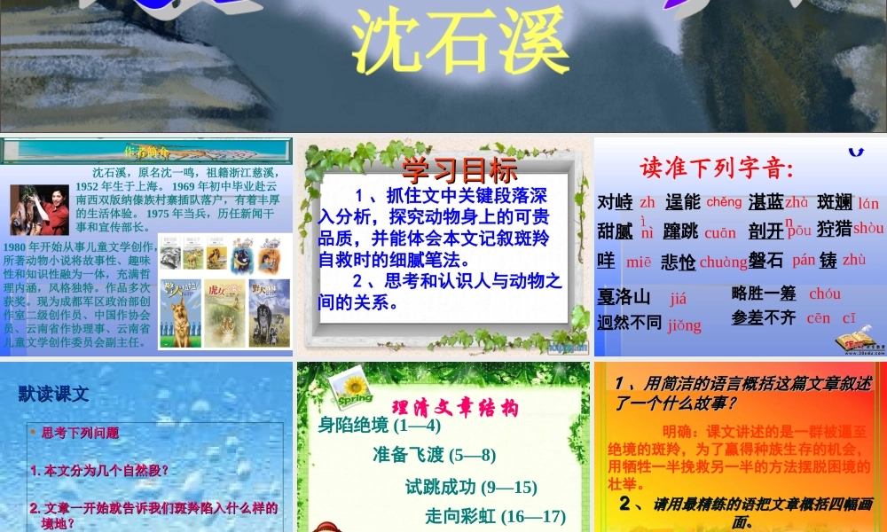 《斑羚飞渡》牛志芹2013529