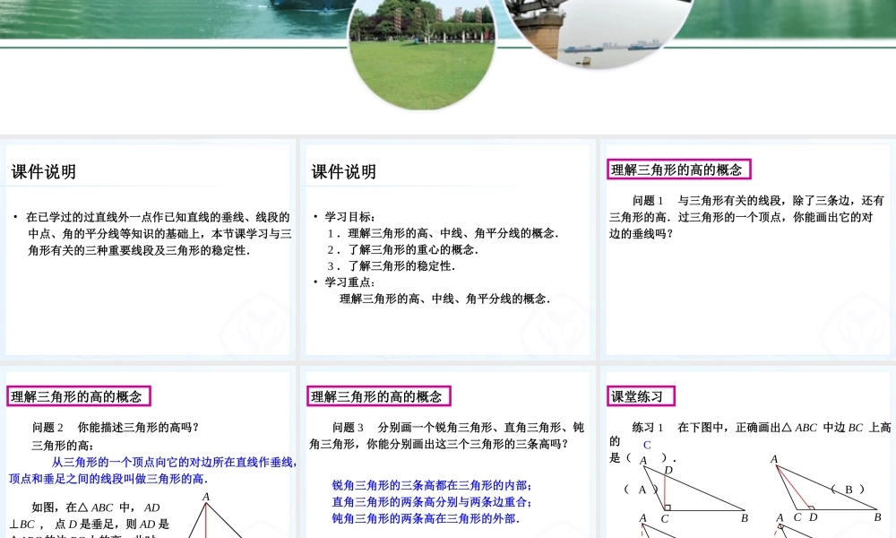 与三角形有关的线段 