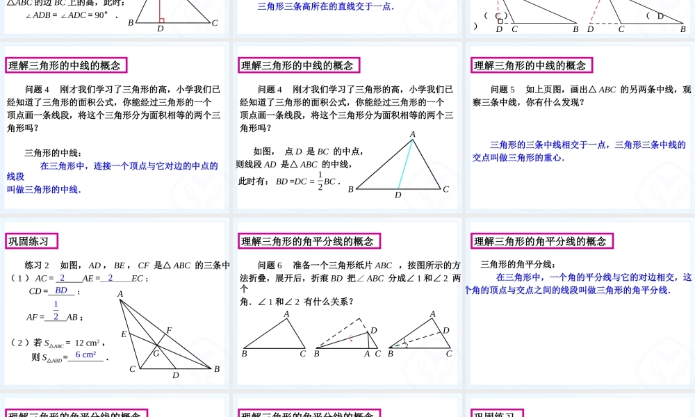 与三角形有关的线段 