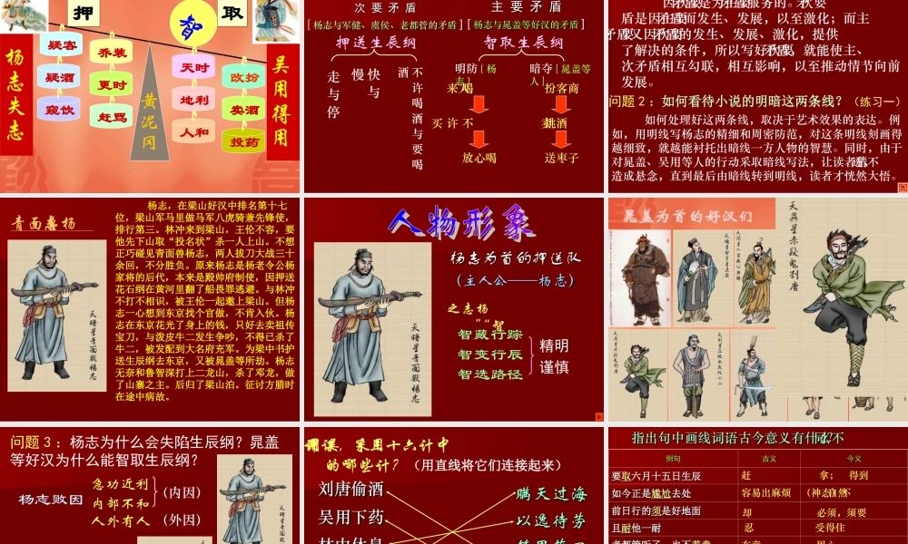 《智取生辰纲》课件