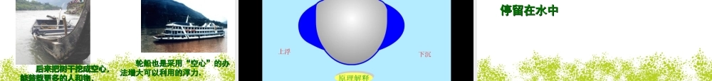 新人教版物理八下第十章浮力复习课件