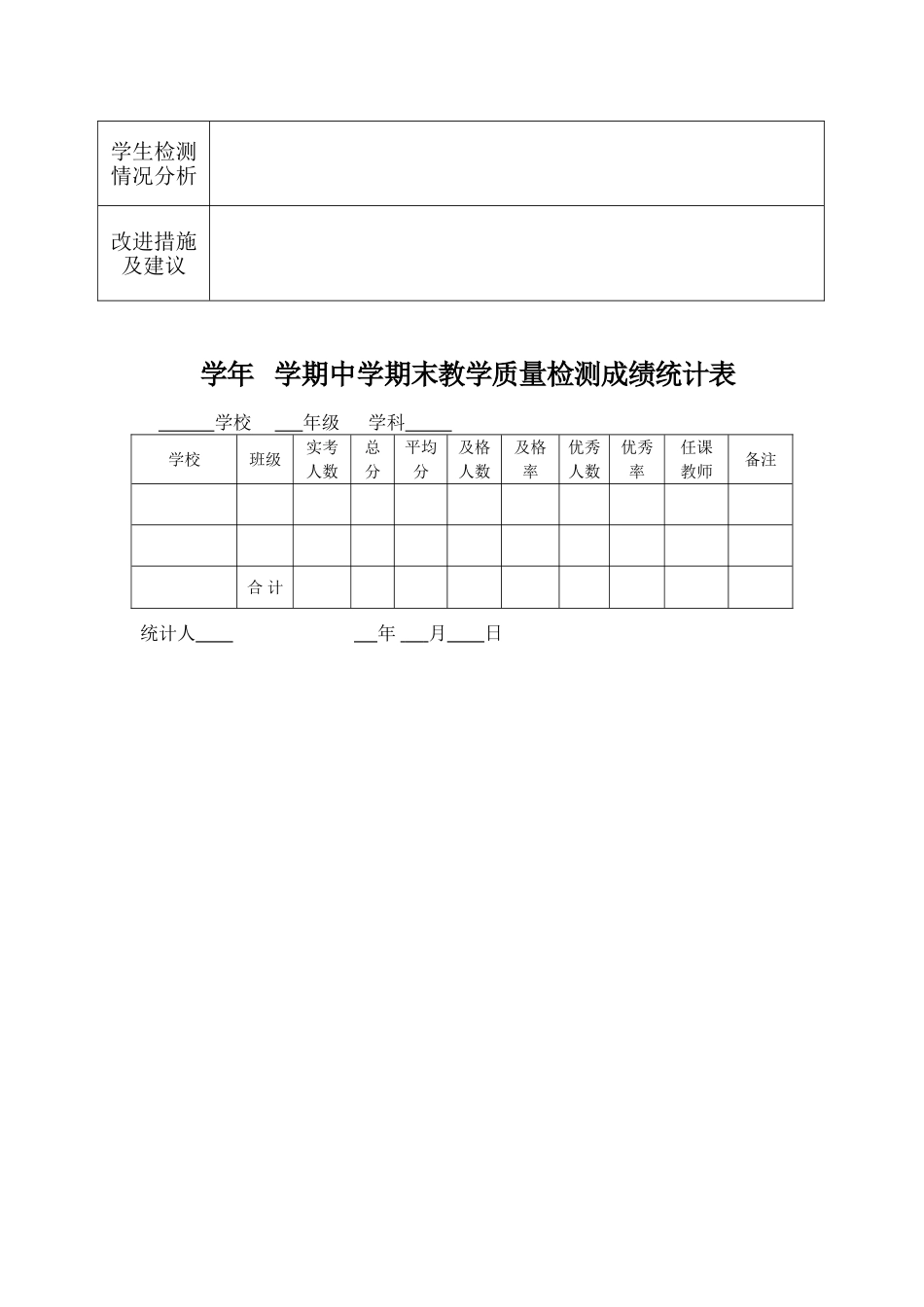 学生成绩评价分析表_第2页