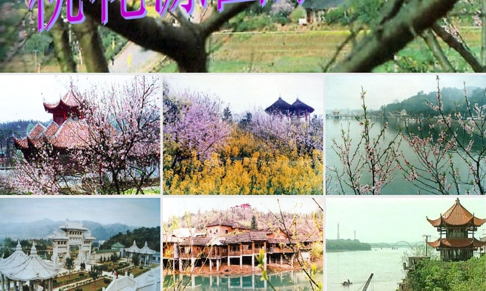桃花源记图片欣赏和知识复习