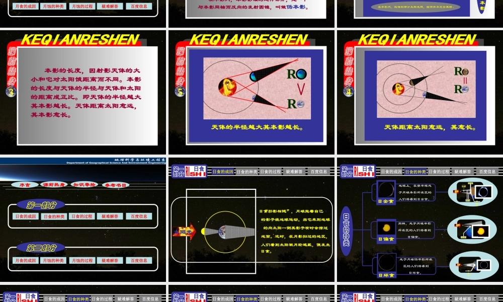 日食和月食课件—制作：叶佳
