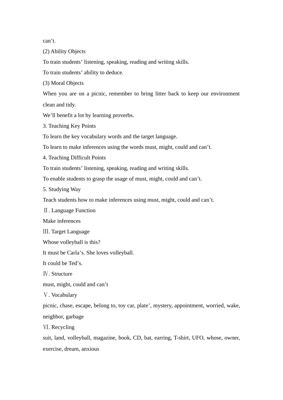 九年级Unit5ItmustbelongtoCarla教案_第2页