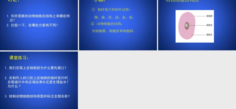 细胞的基本结构和功能