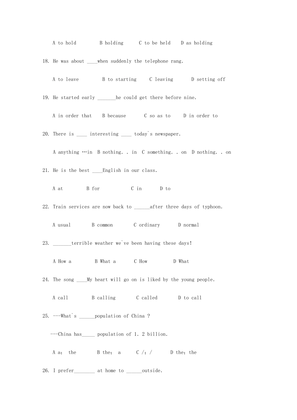 高三英语上学期第三次月考考试卷(职教班)考试卷_第3页