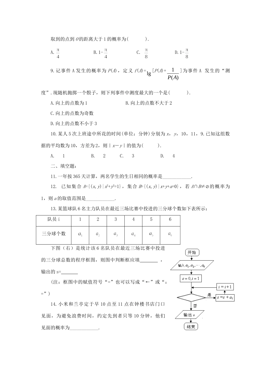 陕西省澄城县高二数学上学期薄弱加强题(1)(无答案)新人教A版考试卷_第2页