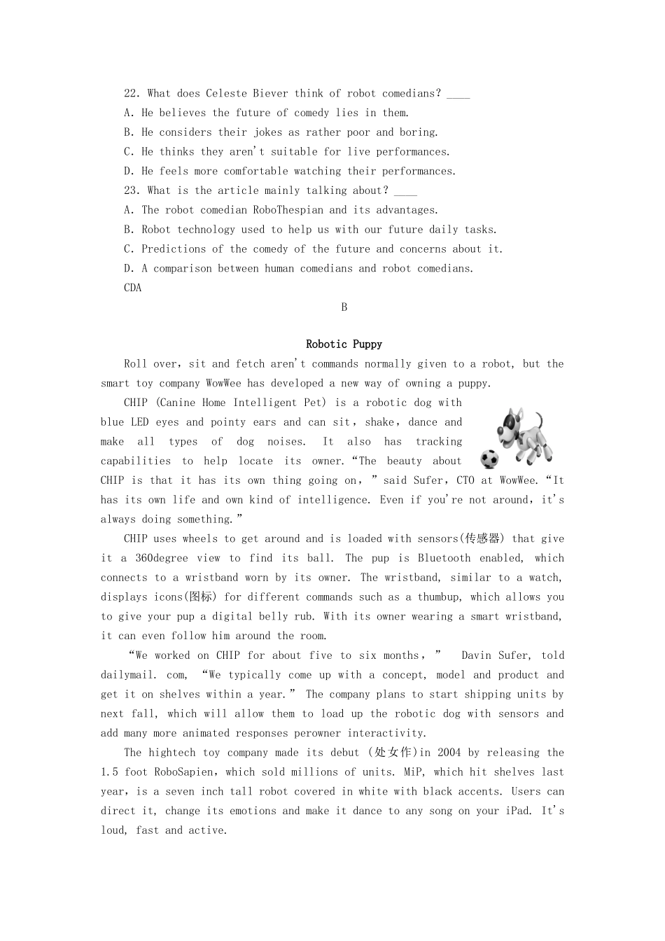 高三英语一轮复习晚练考试卷3考试卷_第2页