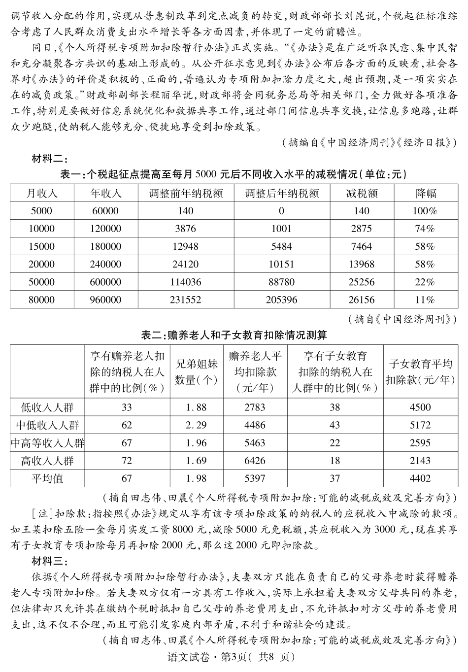 青海省西宁市高三语文复习检测考试卷(一)(PDF) 青海省西宁市高三语文复习检测考试卷(一)(PDF) 青海省西宁市高三语文复习检测考试卷(一)(PDF)_第3页