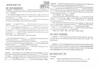 高三英语 题海拾金 第7周(pdf，无答案)考试卷