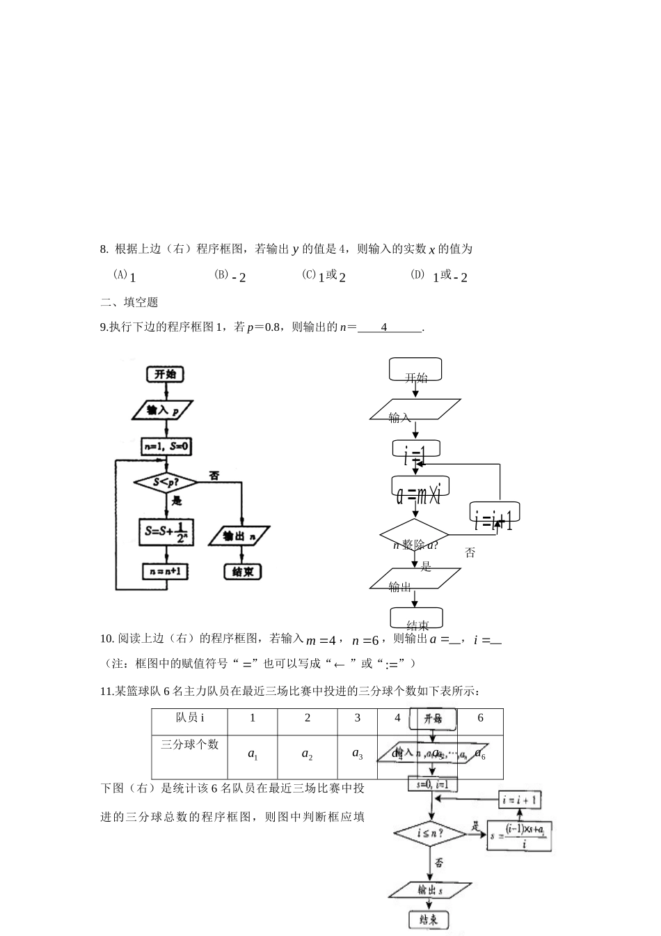 高三数学一轮复习专题强化训练――算法初步(有解析)考试卷_第3页