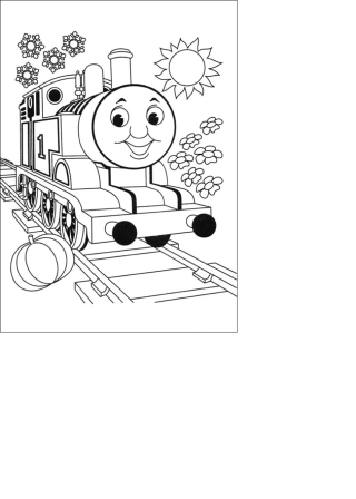 (39张)幼儿涂色画(托马斯火车和朋友篇),打印出来来可以给孩子涂色