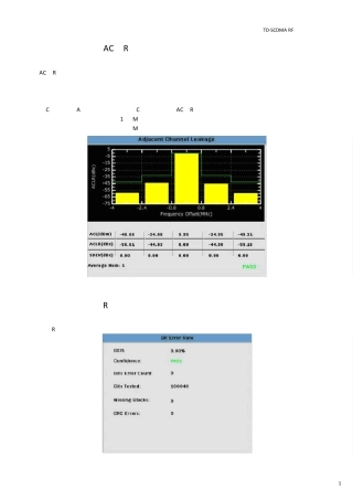 (8960)TDSCDMA_RF参数测试指标