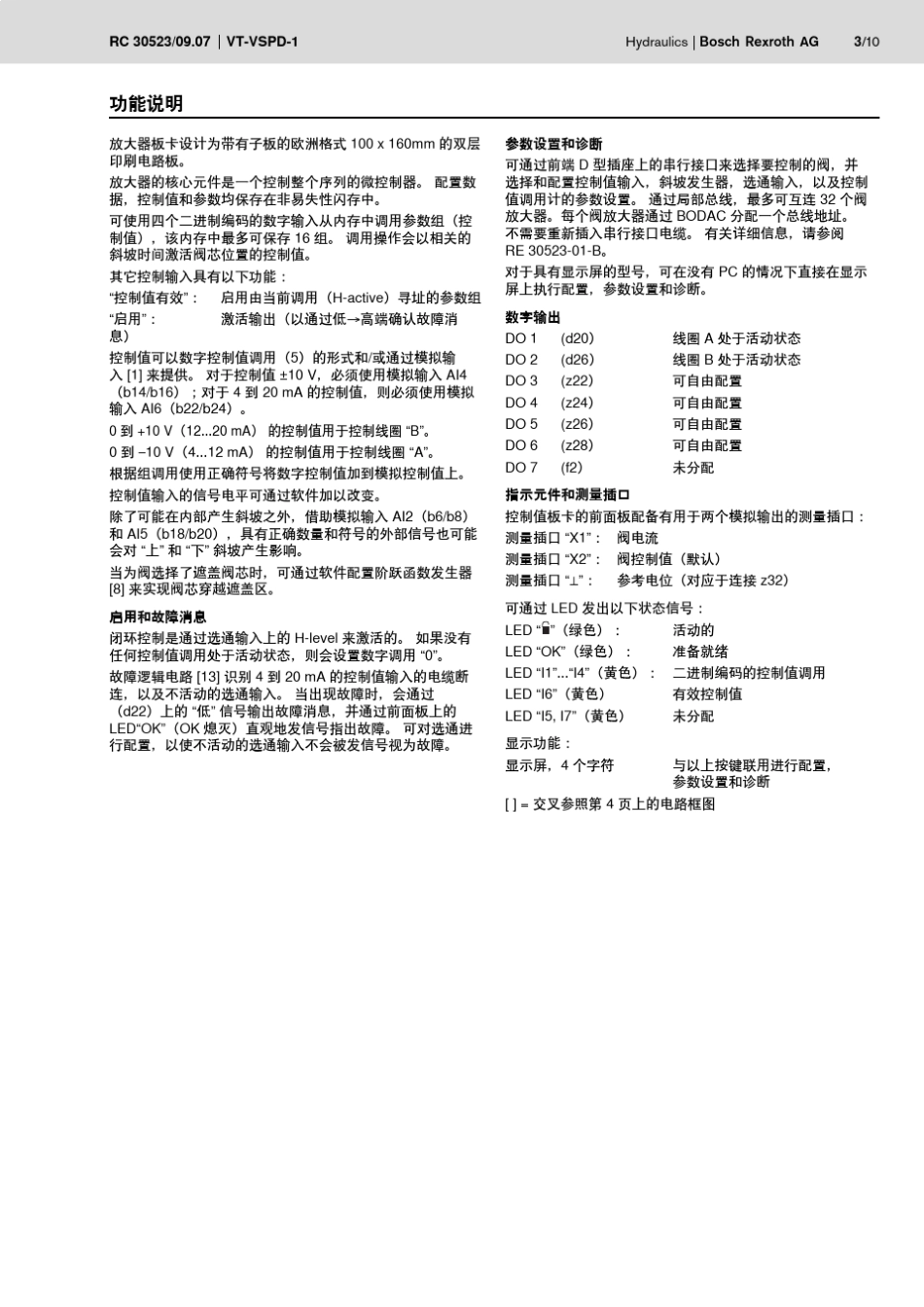 (Rexroth)比例放大板VTVSPD1类型_第3页