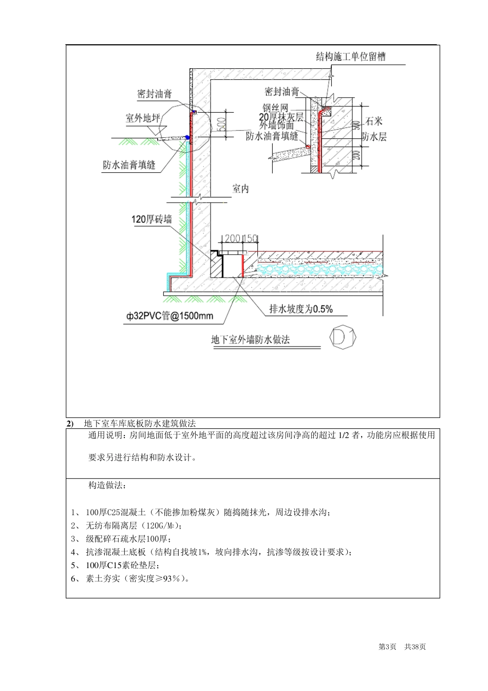 (万科技术标准)防水节点构造图_第3页