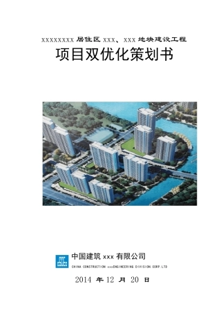 中建项目双优化策划
