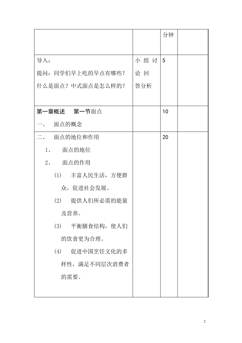 中式面点制作教案_第2页