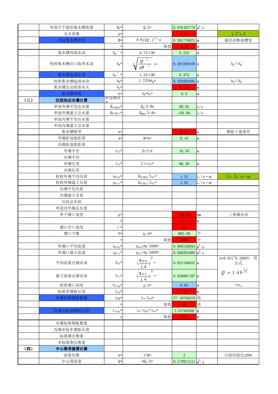 中心进水辐流式二次沉淀池计算书_第2页