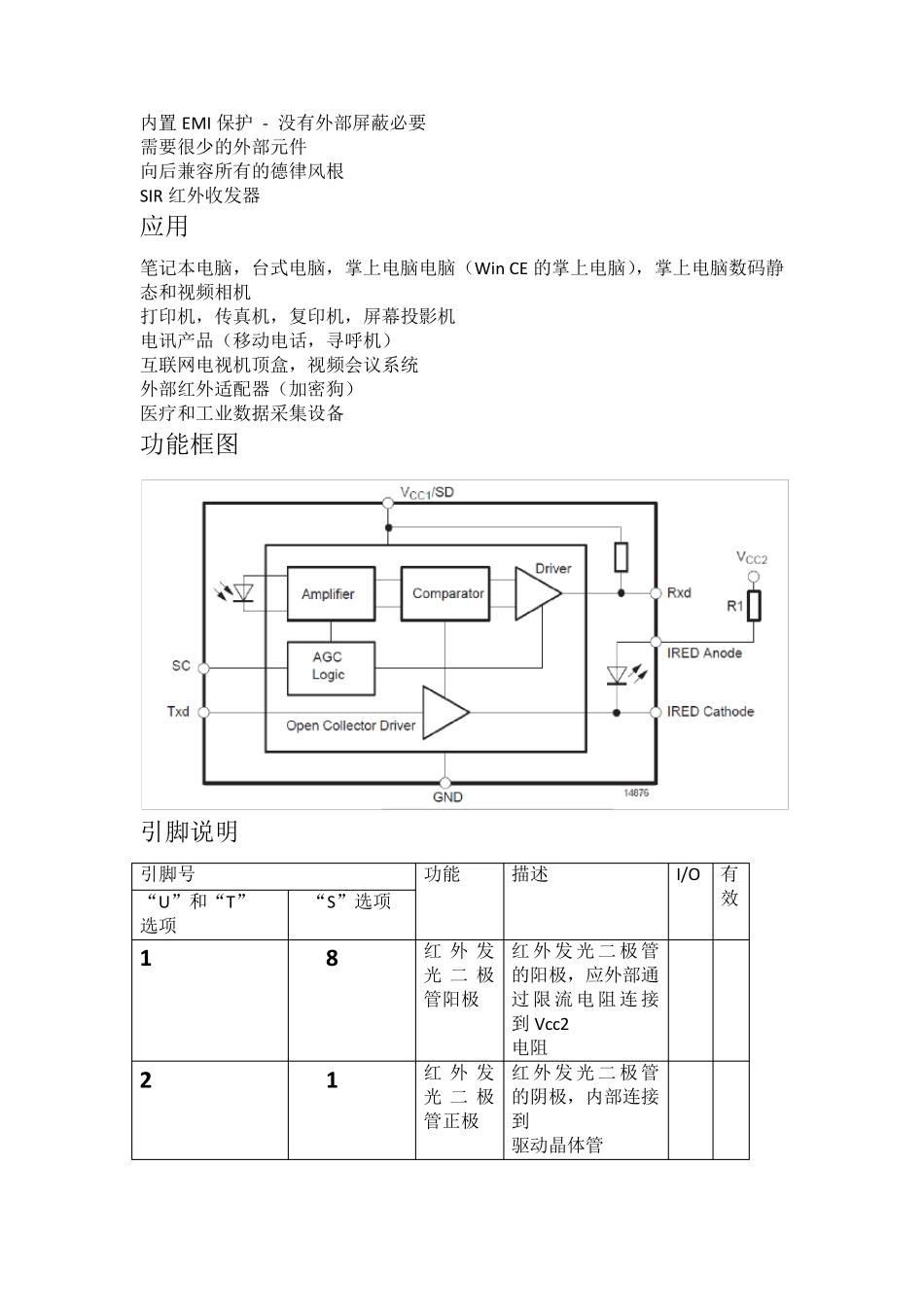 中文4100串行红外收发器_第2页