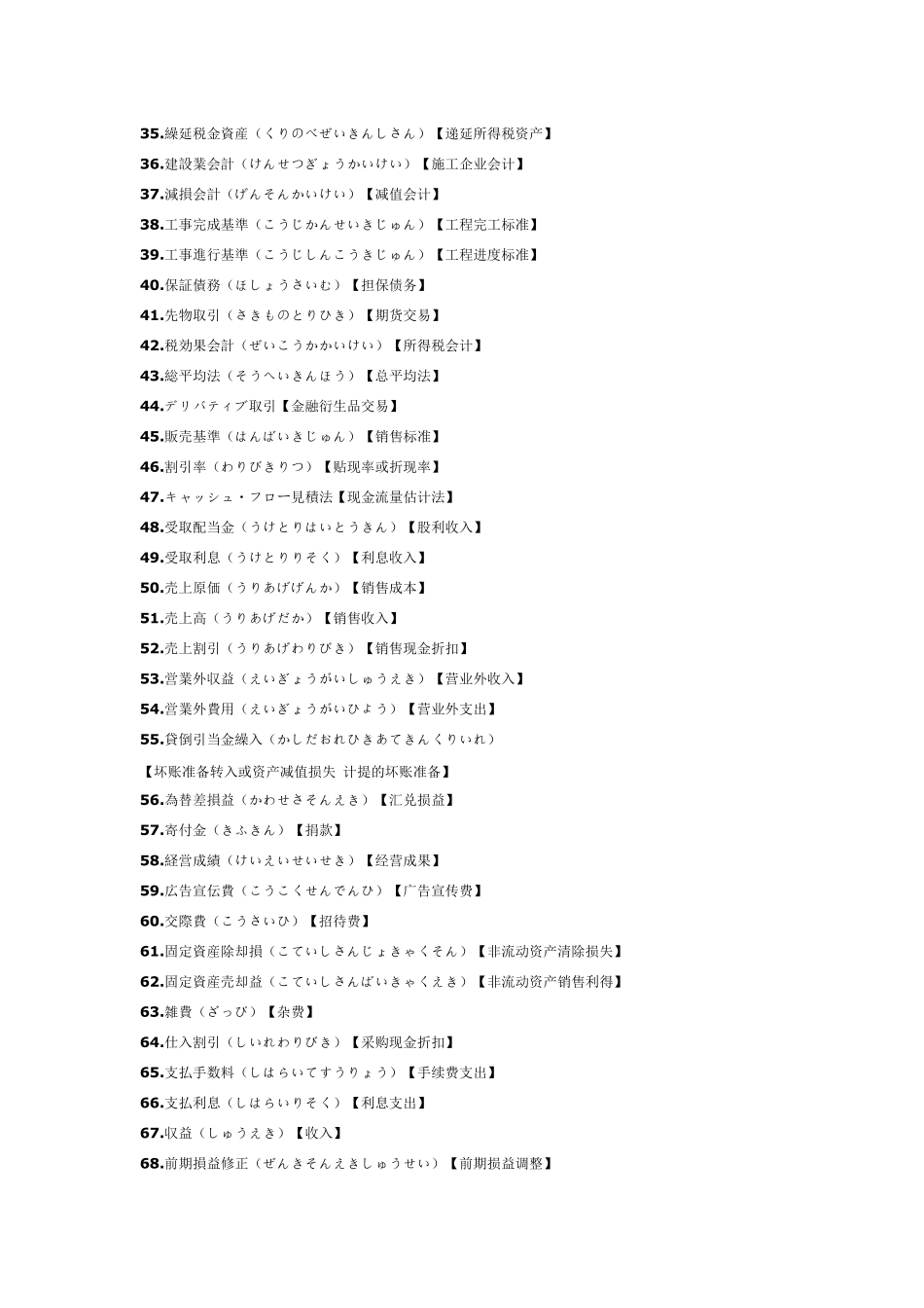 中日对照财务用语_第2页