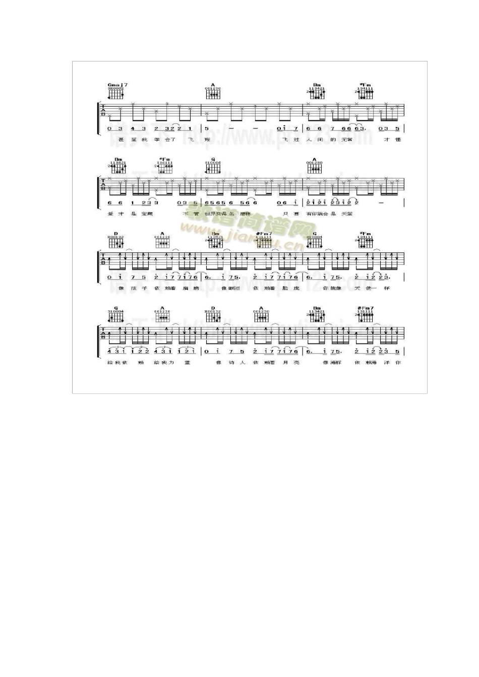 中级吉他曲谱+中难度独奏_第3页