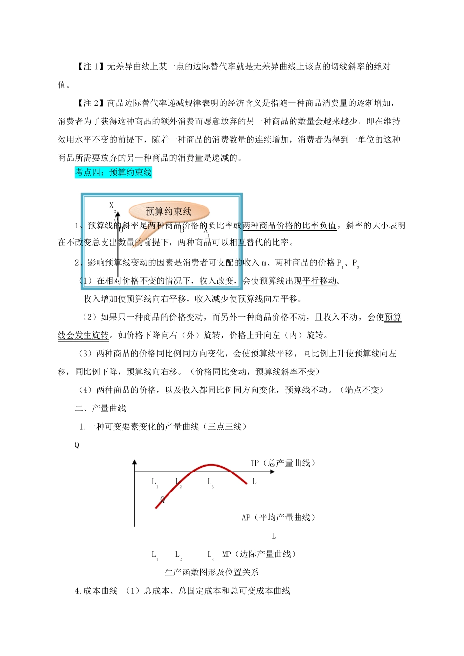 中级经济师经济基础知识曲线汇总_第3页