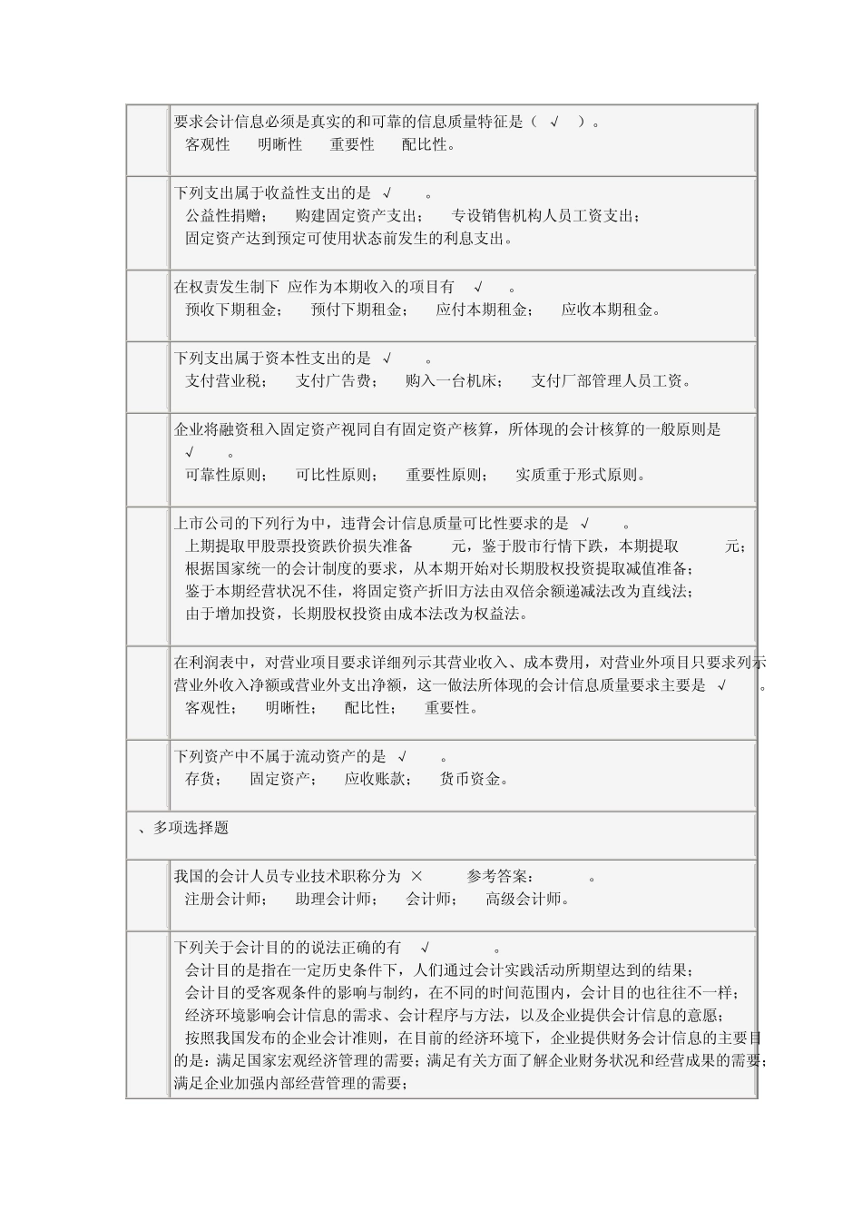 中级财务会计总论第一章答案_第3页